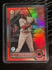 Yerlin Confidan [Red] #BD-199 Baseball Cards 2022 Bowman Draft 1st Edition Prices
