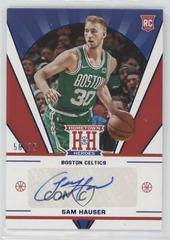 Sam Hauser [Blue] #HHR-SAM Basketball Cards 2021 Panini Chronicles Hometown Heroes Rookie Autographs Prices