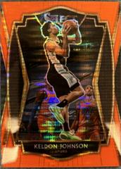 Keldon Johnson [Neon Orange Pulsar] Basketball Cards 2020 Panini Select Prices