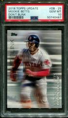 Mookie Betts #DB-25 Baseball Cards 2018 Topps Update Don't Blink Prices