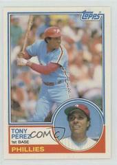 Tony Perez #85T Baseball Cards 1983 Topps Traded Prices