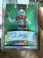 Tanner McKee [Green] #YS-TMC Football Cards 2023 Panini Select Draft Picks Youth Explosion Signatures Prices