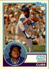 Steve Trout #117T Baseball Cards 1983 Topps Traded Prices