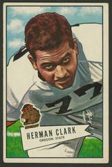Herman Clark #76 Football Cards 1952 Bowman Large Prices