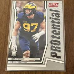 Aidan Hutchinson [Red] Football Cards 2022 Panini Score Protential Prices