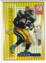 Dorsey Levens [Yellow] Football Cards 1999 Panini Donruss Elite Primary Colors Prices