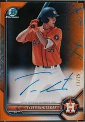 Tyler Whitaker [Orange Refractor] #BMA-TW Baseball Cards 2022 Bowman Chrome Mega Box Mojo Autographs Prices