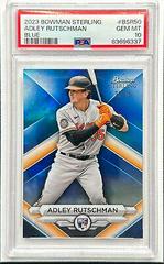 Adley Rutschman [Blue] #BSR-50 Baseball Cards 2023 Bowman Sterling Prices