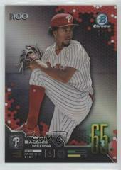 Adonis Medina [Red Refractor] Baseball Cards 2019 Bowman Chrome Scouts' Top 100 Prices