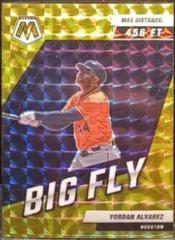 Yordan Alvarez [Reactive Yellow] #BF-6 Baseball Cards 2022 Panini Mosaic Big Fly Prices