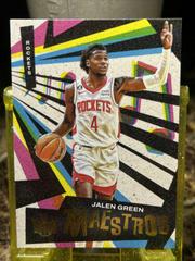 Jalen Green #18 Basketball Cards 2022 Panini Court Kings Maestros Prices
