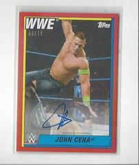 John Cena [Red] Wrestling Cards 2021 Topps Heritage WWE Autographs Prices