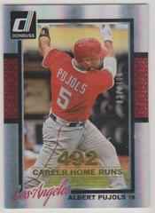 Albert Pujols [Career Stat Line] #95 Baseball Cards 2014 Donruss Prices