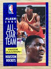Hakeem Olajuwon [All Star] #214 Basketball Cards 1991 Fleer Prices