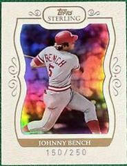 Johnny Bench #19 Baseball Cards 2008 Topps Sterling Prices