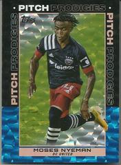 Moses Nyeman [Blue] Soccer Cards 2021 Topps MLS Prices
