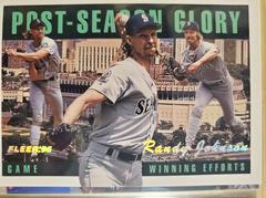 Randy Johnson #4 Baseball Cards 1996 Fleer Post Season Glory Prices