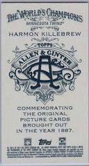 Harmon Killebrew [Mini No Number] Baseball Cards 2017 Topps Allen & Ginter Prices