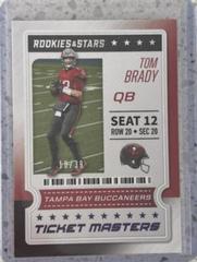 Tom Brady [Purple] Football Cards 2020 Panini Rookies & Stars Ticket Masters Prices
