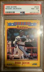 Reggie Jackson #503 Baseball Cards 1988 Score Prices