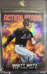 Brett Baty [Red] #AS-11 Baseball Cards 2023 Topps Update Action Stars Prices