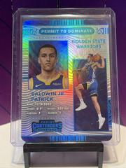 Patrick Baldwin Jr. #2 Basketball Cards 2022 Panini Contenders Permit to Dominate Prices