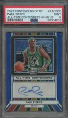 Paul Pierce [Blue] #1 Basketball Cards 2022 Panini Contenders Optic All-Time Autograph Prices