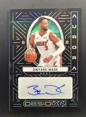 Dwyane Wade Basketball Cards 2021 Panini Obsidian Aurora Autographs Prices