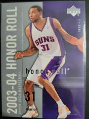 Shawn Marion #68 Basketball Cards 2003 Upper Deck Honor Roll Prices