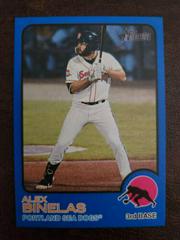 Alex Binelas [Blue] #36 Baseball Cards 2022 Topps Heritage Minor League Prices