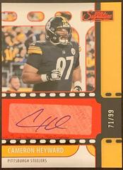 Cameron Heyward [Red] #SS-CHE Football Cards 2021 Panini Chronicles Signature Series Prices