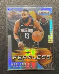 James Harden [Hyper Prizm] #5 Basketball Cards 2019 Panini Prizm Fearless Prices