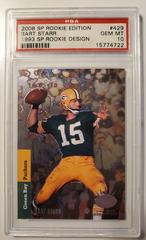 Bart Starr [1993 SP Rookie Design] Football Cards 2008 SP Rookie Edition Prices