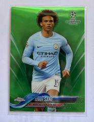 Leroy Sane [Green Refractor] Soccer Cards 2017 Topps Chrome UEFA Champions League Prices