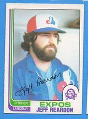 Jeff Reardon Baseball Cards 1982 O Pee Chee Prices
