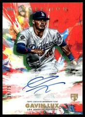 Gavin Lux [Red] Baseball Cards 2020 Topps Inception Rookies & Emerging Stars Autographs Prices