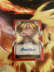 Valentina Shevchenko [Red Refractor] #MEA-VSH Ufc Cards 2024 Topps Chrome UFC Main Event Autograph Prices
