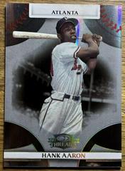 Hank Aaron [Silver Century Proof] #1 Baseball Cards 2008 Donruss Threads Prices