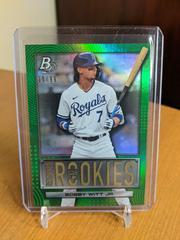 Bobby Witt Jr. [Green] Baseball Cards 2022 Bowman Platinum Renowned Rookies Prices