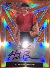 Hunter Brown [Orange] #BA-HB1 Baseball Cards 2020 Leaf Valiant Autographs Prices