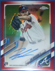 Ian Anderson [Red Refractor] #RA-IA Baseball Cards 2021 Topps Chrome Rookie Autographs Prices