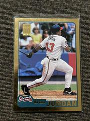 Brian Jordan #16 Baseball Cards 2001 Topps Gold Prices