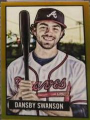 Dansby Swanson [Gold] Baseball Cards 2017 Bowman 1951 Chrome Prices