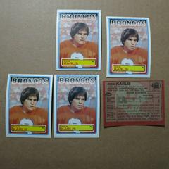 Rick Karlis Football Cards 1983 Topps Prices
