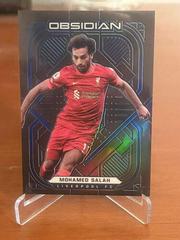 Mohamed Salah [Electric Etch Blue] Soccer Cards 2021 Panini Obsidian Prices