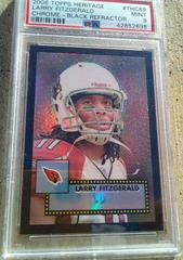 Larry Fitzgerald [Black Refractor] #THC89 Football Cards 2006 Topps Heritage Chrome Prices
