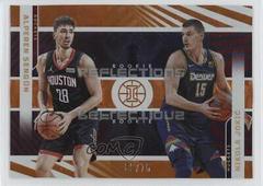 Alperen Sengun, Nikola Jokic [Orange] #13 Basketball Cards 2021 Panini Illusions Rookie Reflections Prices