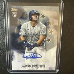Jasson Dominguez [Gold] #BSA-JAS Baseball Cards 2024 Topps Baseball Stars Autograph Prices