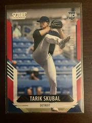 Tarik Skubal [Red] Baseball Cards 2021 Panini Chronicles Score Prices