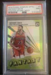 Anthony Davis [Holo] #1 Basketball Cards 2018 Panini Donruss Optic Fantasy Stars Prices